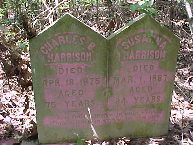 Headstones of the Harrisons