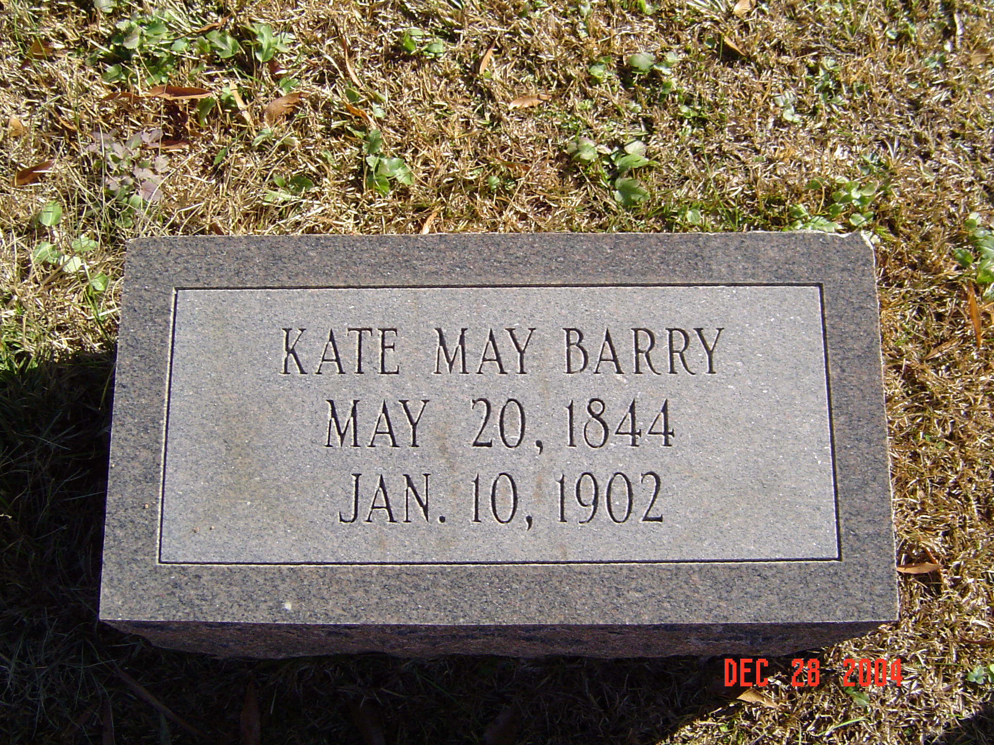 Kate May Berry 1844 - 1902