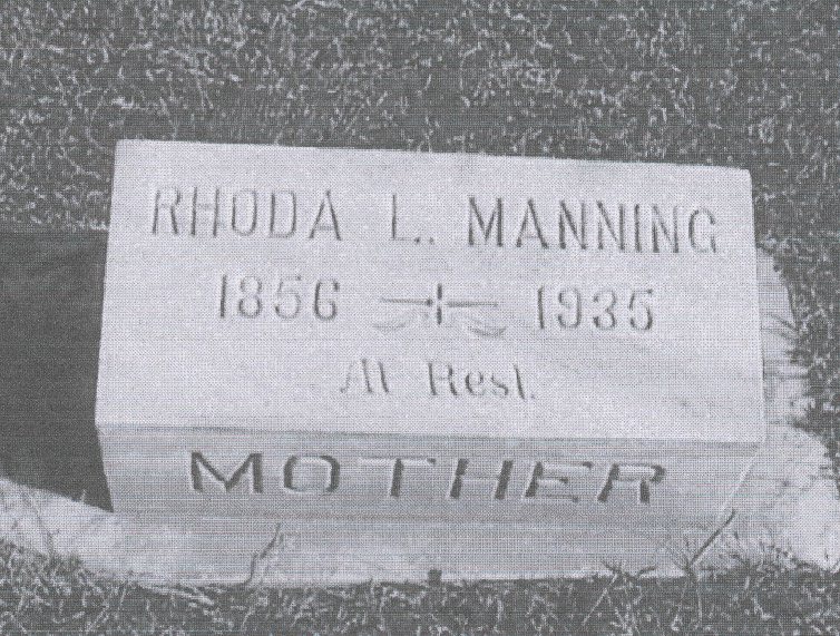 Rhoda L. Manning b. 1856 d. 1935