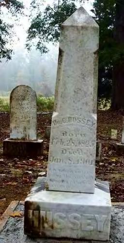 Dr. C. Hussey tombstone