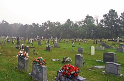 Overview of New Chapel Cemetery