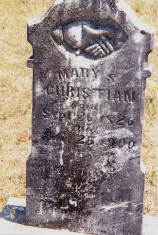 Mary S. Christian marker