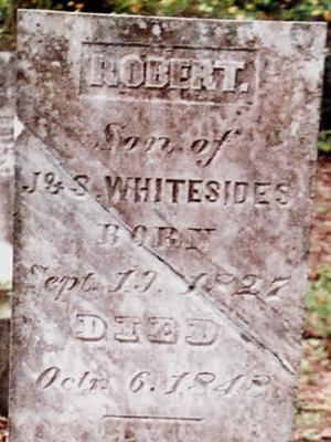 Robert Whitesides tombstone