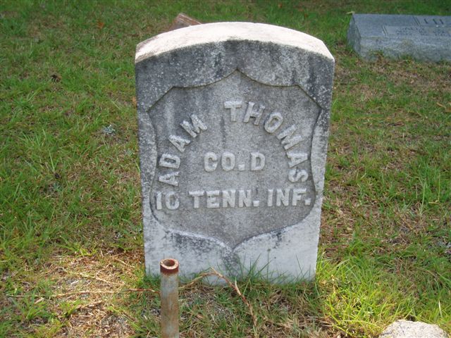Tombstone of Adam Thomas