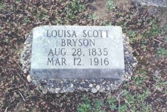 Louisa Scott Bryson tombstone