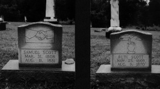 Samuel & Ruth Scott tombstone