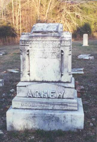 Rev. Samuel Agnew tombstone