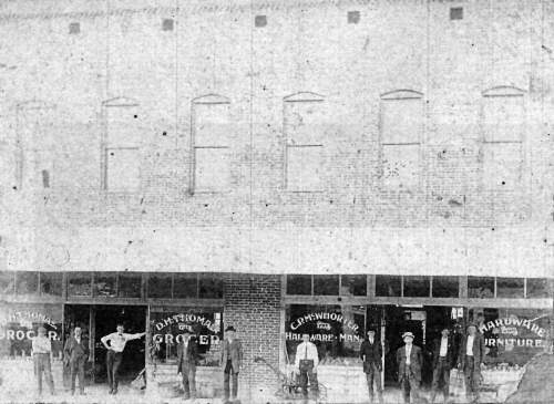 D. H. Thomas Grocery, C. P. McWhorter Hardware, Old Opera House