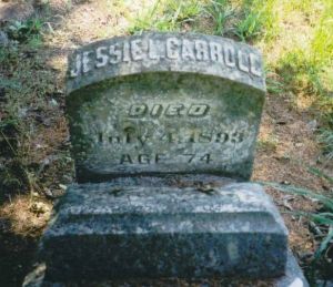 Jessie L. Carroll marker