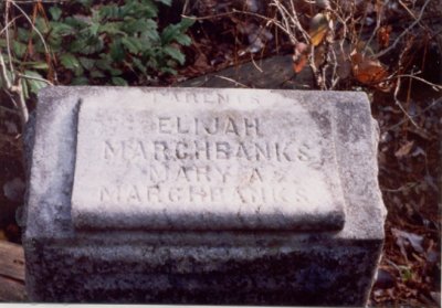 Elijah & Mary A. Marchbanks marker