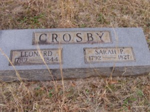 Leonard & Sarah Crosby