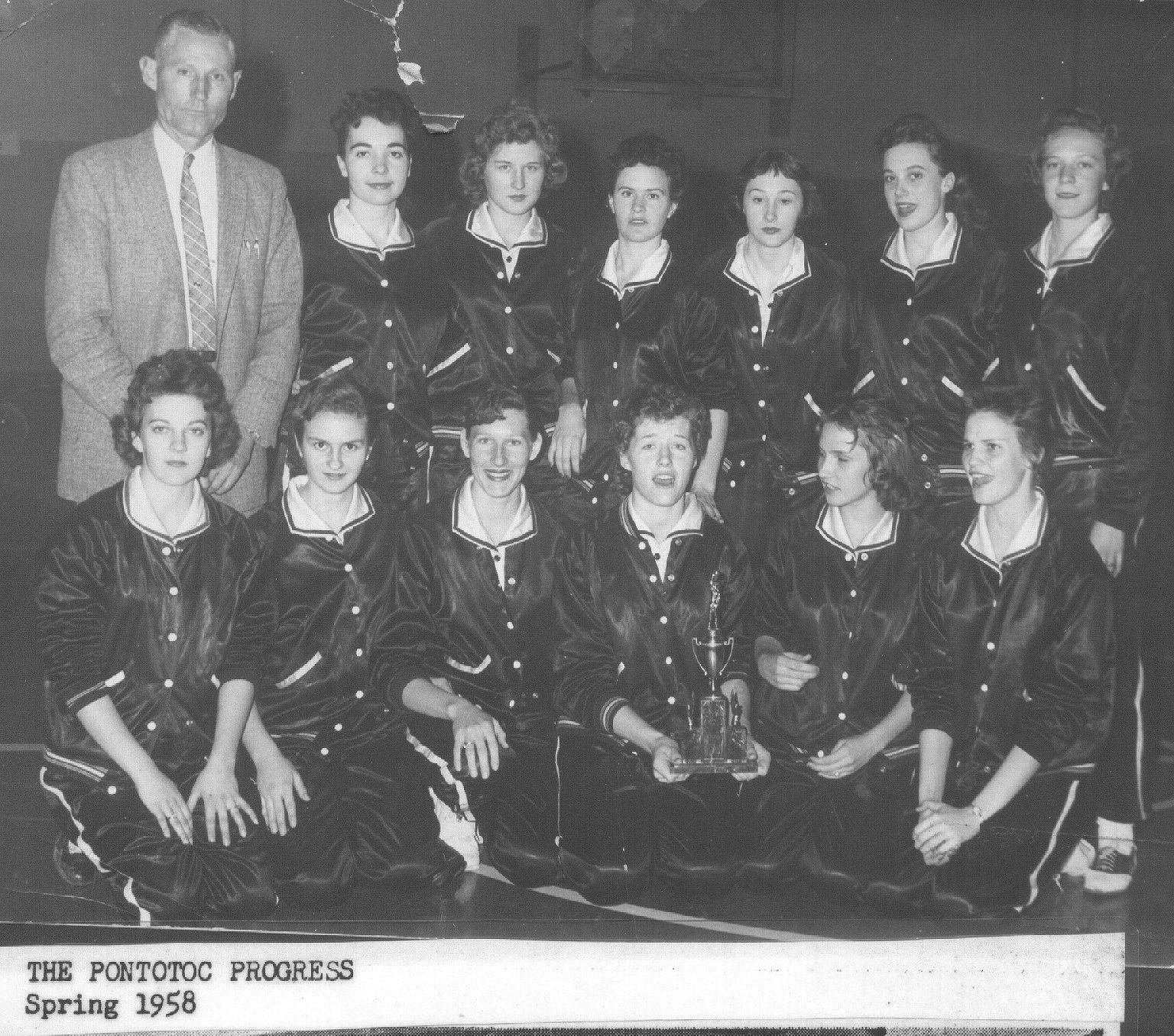 Algoma Girls Basketball Team 1958