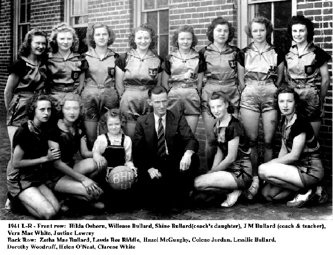 Burton girls team 1941