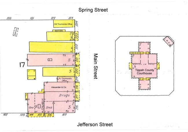 diagram of locations