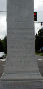 West Face of Monument