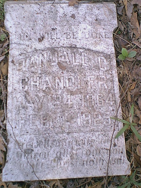 R. C. Chandler Grave stone