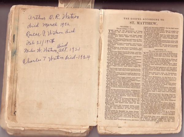 Watson Bible Page 4
