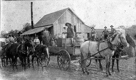 Cardsville Carding Factory in the 1870s