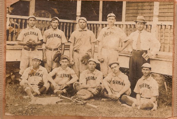 Sherman Baseball Team ca. 1939-1940