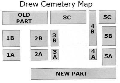 Drew Cemetery Map